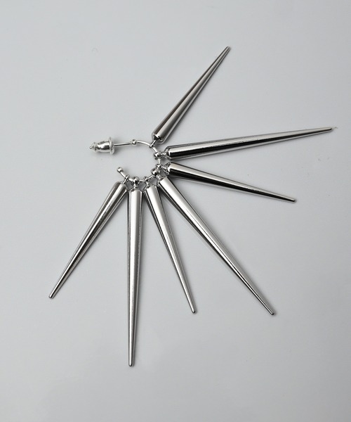 e.m.（イーエム）の「ロジウムカラー ビームピアス（ピアス（片耳用