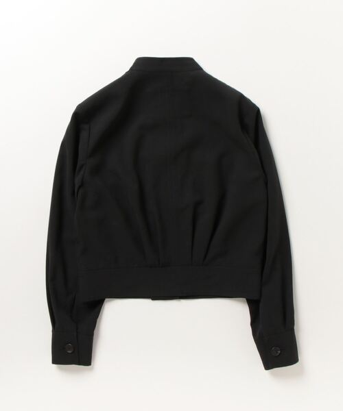 Paul Smith（ポールスミス）の「ウィメンズ リネンミックス ブルゾン / 135024 271J（ブルゾン・レディース・ブラック/ライトグリーン・42/40/38）」の12枚目の写真
