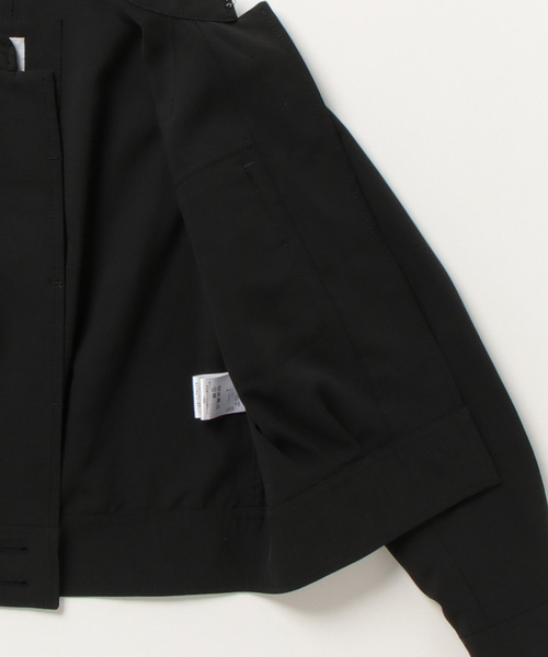 Paul Smith（ポールスミス）の「ウィメンズ リネンミックス ブルゾン / 135024 271J（ブルゾン・レディース・ブラック/ライトグリーン・42/40/38）」の11枚目の写真