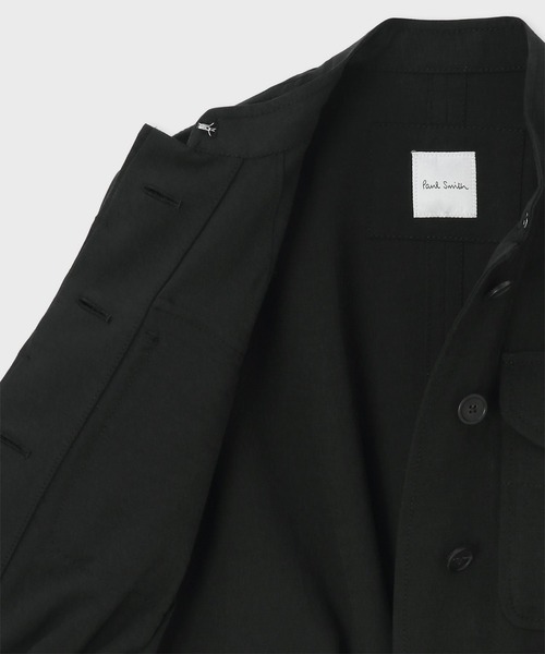 Paul Smith（ポールスミス）の「ウィメンズ リネンミックス ブルゾン / 135024 271J（ブルゾン・レディース・ブラック/ライトグリーン・42/40/38）」の8枚目の写真