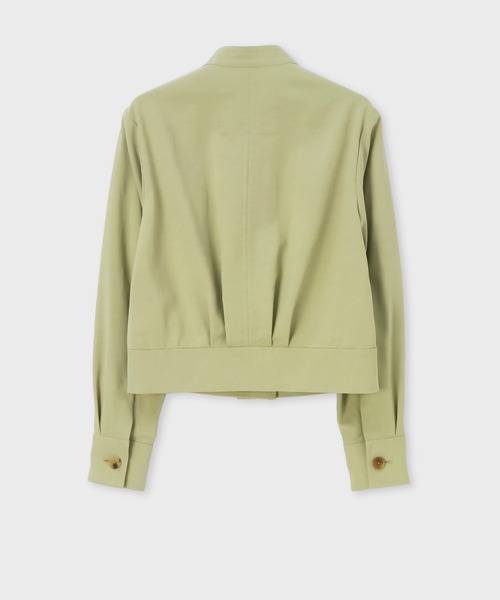 Paul Smith（ポールスミス）の「ウィメンズ リネンミックス ブルゾン / 135024 271J（ブルゾン・レディース・ブラック/ライトグリーン・42/40/38）」の6枚目の写真