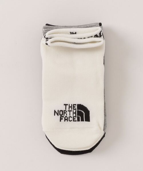 THE NORTH FACE（ザノースフェイス）の「ザ ノース フェイス THE NORTH FACE K Ankle 3P_キッズ アンクル3P（ソックス/靴下・キッズ・グリーン/ブラック×ホワイト/レッド・J/M/J/L）」の2枚目の写真