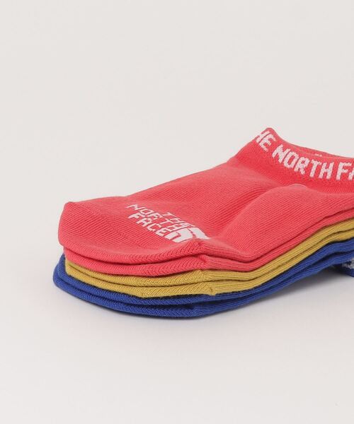 THE NORTH FACE（ザノースフェイス）の「ザ ノース フェイス THE NORTH FACE K Ankle 3P_キッズ アンクル3P（ソックス/靴下・キッズ・グリーン/ブラック×ホワイト/レッド・J/M/J/L）」の5枚目の写真