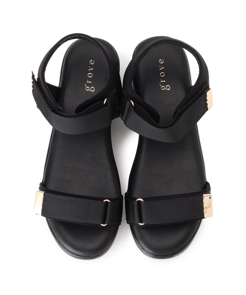 程よいボリュームソールがポイント！ダブルベルトスポサン