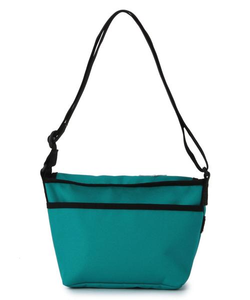 green label relaxing（グリーンレーベルリラクシング）の「green label relaxing別注MEI メッセンジャー/ワッペン◆（ショルダーバッグ・キッズ・グレー/ピンク/ターコイズブルー・フリー）」の5枚目の写真