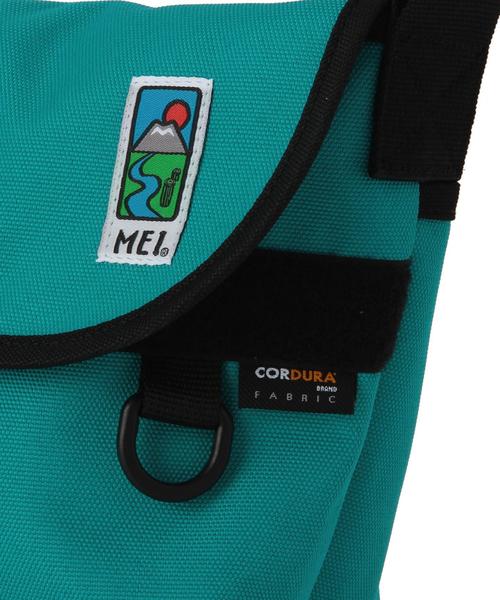 green label relaxing（グリーンレーベルリラクシング）の「green label relaxing別注MEI メッセンジャー/ワッペン◆（ショルダーバッグ・キッズ・グレー/ピンク/ターコイズブルー・フリー）」の9枚目の写真