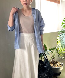 ◇【WEB限定】プレミアムリネンベーシックレギュラーシャツ
