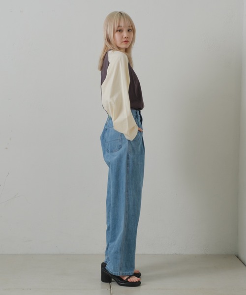 WHIMSIC(ウィムジック)の「【UNISEX/サイズ展開あり】デニムワークパンツ(デニムパンツ・メンズ・ブルー・2/1)」の6枚目の写真