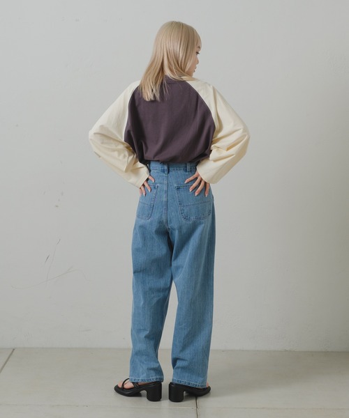 WHIMSIC(ウィムジック)の「【UNISEX/サイズ展開あり】デニムワークパンツ(デニムパンツ・メンズ・ブルー・2/1)」の3枚目の写真