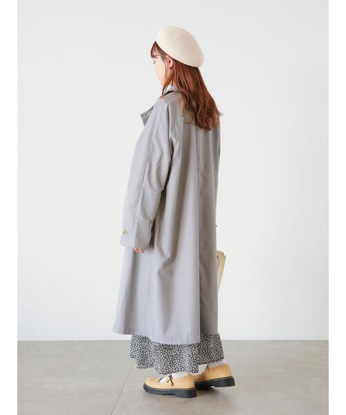 ehka sopo（エヘカソポ）の「ステンカラーコート（ステンカラーコート・レディース・カーキ/グレー/ベージュ・ﾌﾘ-）」の19枚目の写真
