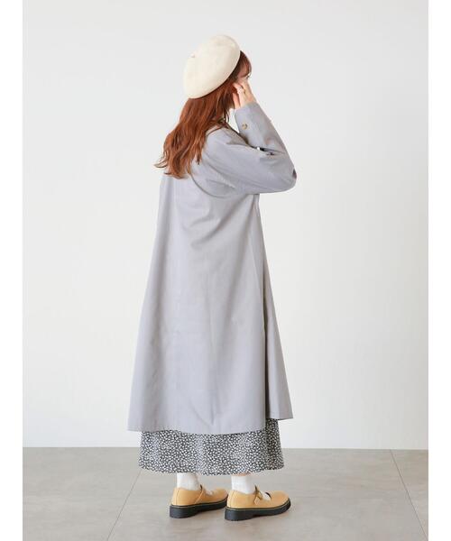 ehka sopo（エヘカソポ）の「ステンカラーコート（ステンカラーコート・レディース・カーキ/グレー/ベージュ・ﾌﾘ-）」の20枚目の写真