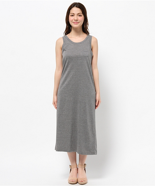 OUTLET（アウトレット）の「【CIAOPANIC TYPY】TCRマキシワンピース（ワンピース・レディース・ネイビー/グレー・MEDIUM/SMALL）」の3枚目の写真