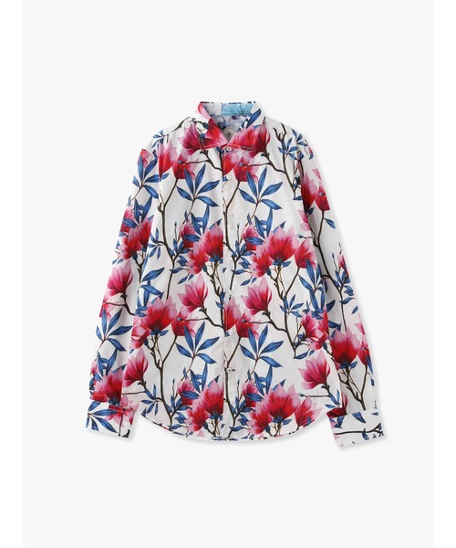 GANESH（ガネーシュ）の「【GANESH】DORA 総柄Pt シャツ（シャツ/ブラウス・メンズ・ターコイズブルー/レッド系その他/ブルー系その他・2）」の3枚目の写真