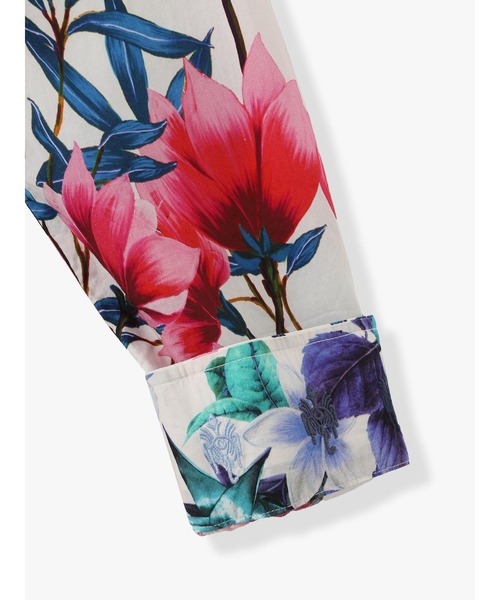 GANESH（ガネーシュ）の「【GANESH】DORA 総柄Pt シャツ（シャツ/ブラウス・メンズ・ターコイズブルー/レッド系その他/ブルー系その他・2）」の7枚目の写真