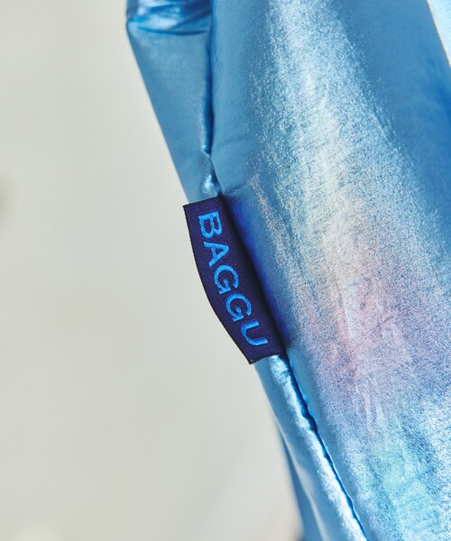 BAGGU（バグー）の「BAGGU/バグゥ STANDARD BAGGU メタリック/ ナイロン スタンダードバグゥ メタリック（エコバッグ/サブバッグ・メンズ・パープル/シルバー/ゴールド/その他/ピンク/ブルーグリーン/サックスブルー・ONE SIZE）」の20枚目の写真