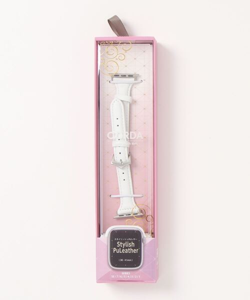 SiNCERE(シンシア)の「〈CORDA/コルダ〉Apple Watch Band/アップルウォッチバンド スタイリッシュPUレザー〈38-41mm用〉(デジタル腕時計・レディース・スカイブルー/ブラック/ホワイト/オレンジ・38/41)」の13枚目の写真