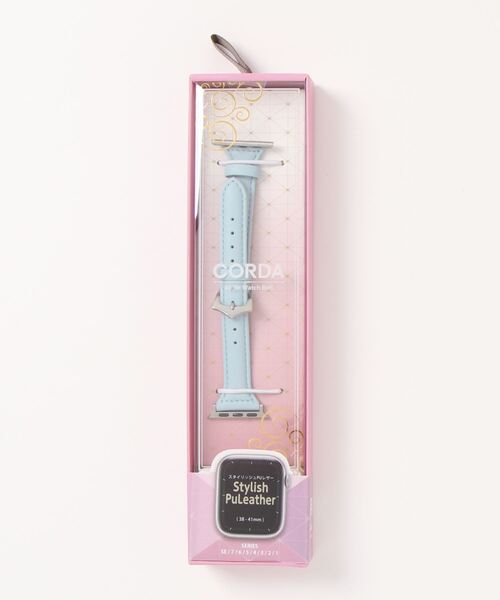 SiNCERE(シンシア)の「〈CORDA/コルダ〉Apple Watch Band/アップルウォッチバンド スタイリッシュPUレザー〈38-41mm用〉(デジタル腕時計・レディース・スカイブルー/ブラック/ホワイト/オレンジ・38/41)」の14枚目の写真
