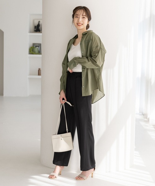 Andemiu（アンデミュウ）の「ヨウリュウイージパンツ905792（その他パンツ・レディース・グリーン/ブラック/アイボリー・FREE）」の21枚目の写真