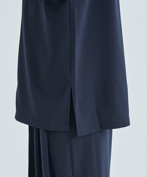 ATTACHMENT(アタッチメント)の「STUDIOUS別注 DROP SHOULDER OPEN COLLAR S/S SH(シャツ/ブラウス・メンズ・ブラック/ネイビー/キナリ・1/2)」の11枚目の写真