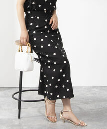 NOLLEY’S | 《セットアップ対応》ドットプリントミディタイトスカート(スカート)