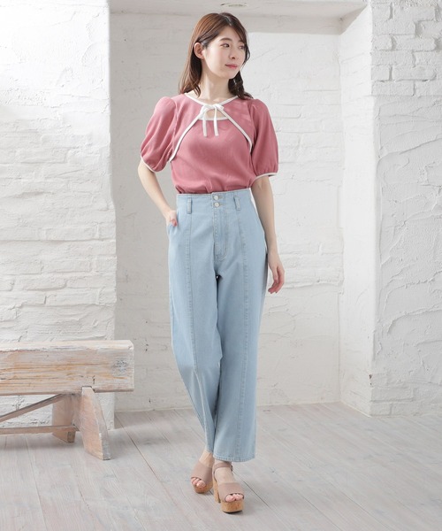 Honeys（ハニーズ）の「カットアウトトップス（Tシャツ