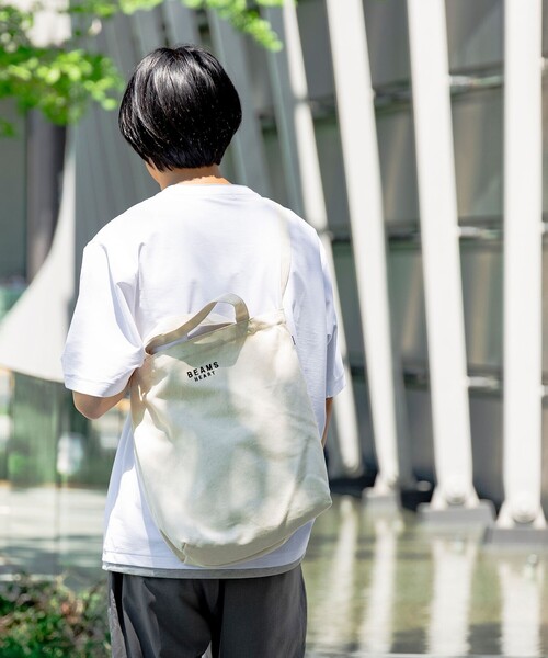 BEAMS HEART（ビームスハート）の「【ユニセックス】キャンバス 2WAY トートバッグ（ノートPC収納可能）（トートバッグ・メンズ・オフホワイト・FREE）」の16枚目の写真