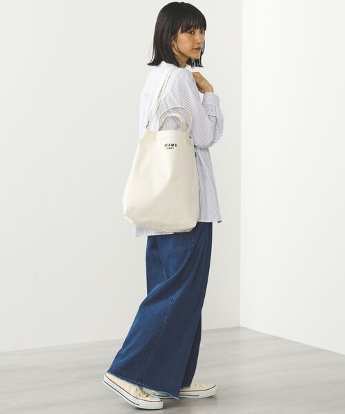 BEAMS HEART（ビームスハート）の「【ユニセックス】キャンバス 2WAY トートバッグ（ノートPC収納可能）（トートバッグ・メンズ・オフホワイト・FREE）」の21枚目の写真