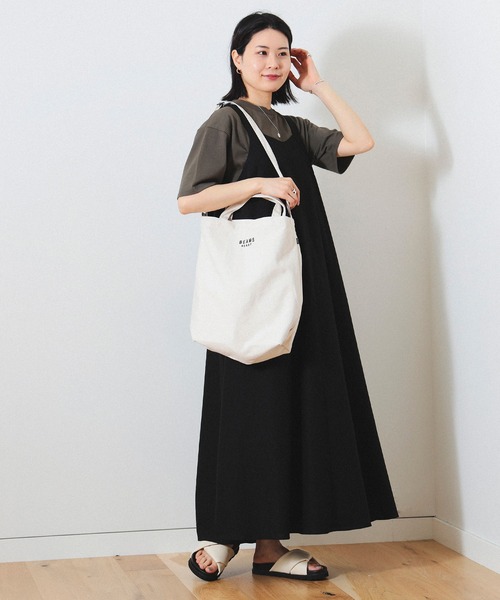 BEAMS HEART（ビームスハート）の「【ユニセックス】キャンバス 2WAY トートバッグ（ノートPC収納可能）（トートバッグ・メンズ・オフホワイト・FREE）」の3枚目の写真