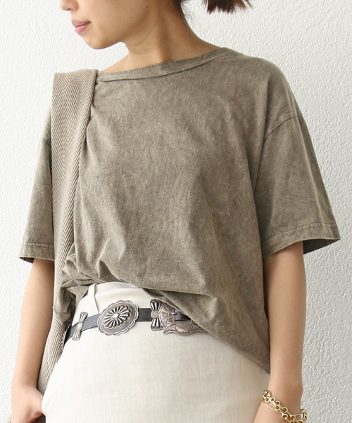 Deuxieme Classe Uneven dyeing Tシャツ ムラ染め カットソー