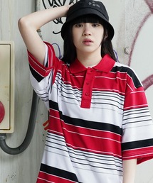 Cal Top / キャルトップ STRIPE POLO SHIRTS ボーダー ポロシャツ