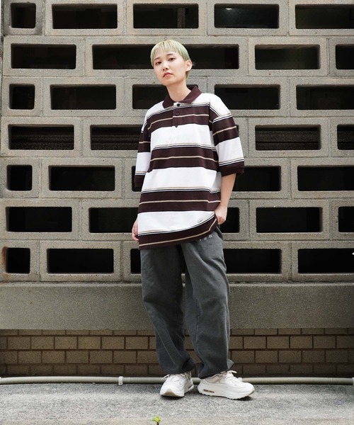 Atlast&co ボーダーポロ　size:40 楽天市場】ボーダー柄 ラガーポロシャツ ライル＆スコット 台襟