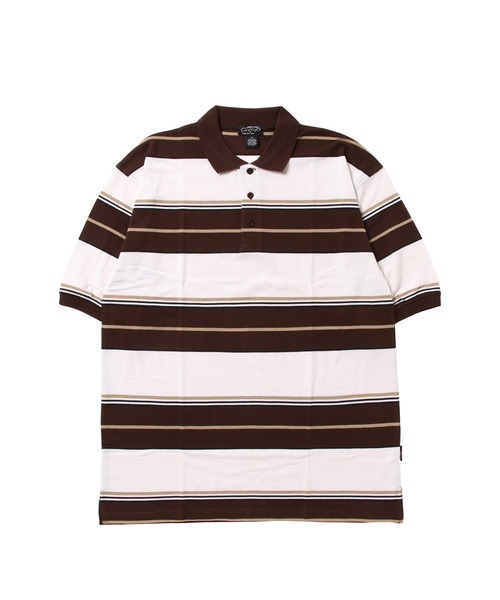 Atlast&co ボーダーポロ　size:40 Steven Alan＞ 40 ツイスト ボーダー ポロシャツ NARROW