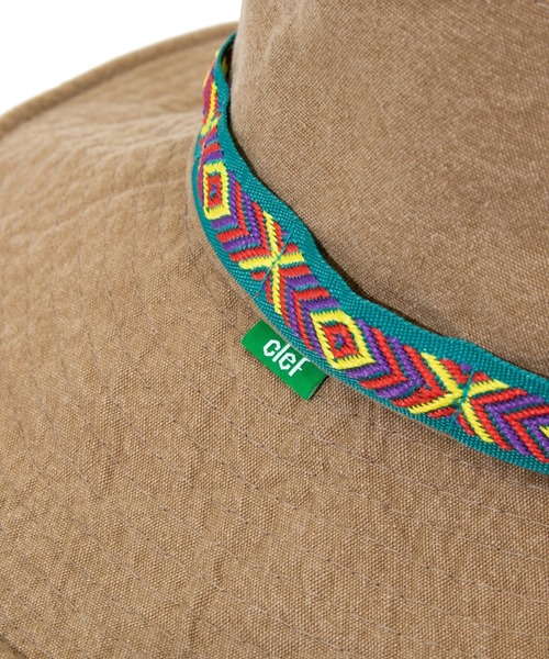 Clef（クレ）の「Clef/クレ　ADVENTURE HAT MEX（ハット・レディース・ブルー/ブラック/カーキ/ネイビー/ピンク・FREE）」の6枚目の写真