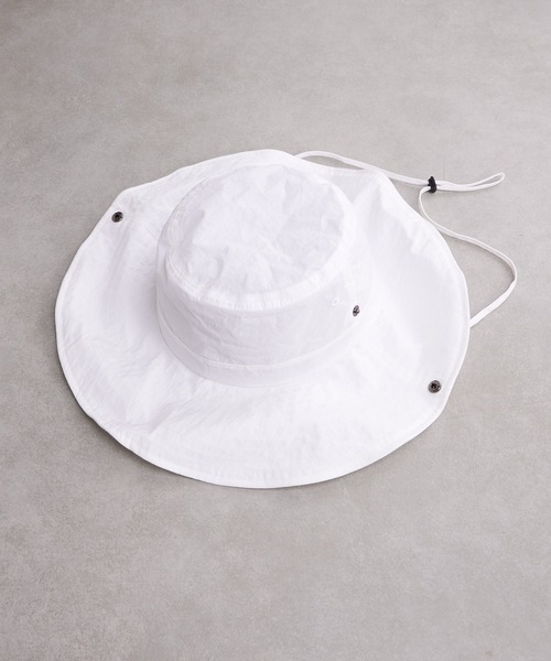 Omekashi（オメカシ）の「ワイドブリムハット（ハット・レディース・ブラック/オフホワイト・FREE）」の3枚目の写真