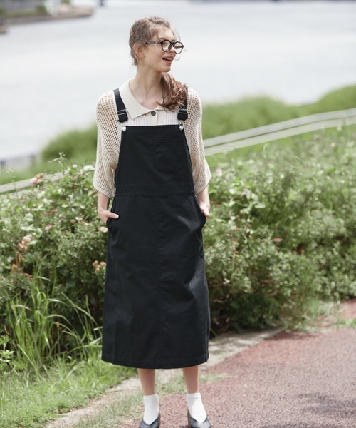 EDIT Gris（エディットグリ）の「【ユニセックス】ルーズメッシュ半袖シャツカーディガン（カーディガン/ボレロ・レディース・ブラック/アイボリー・FREE）」の7枚目の写真