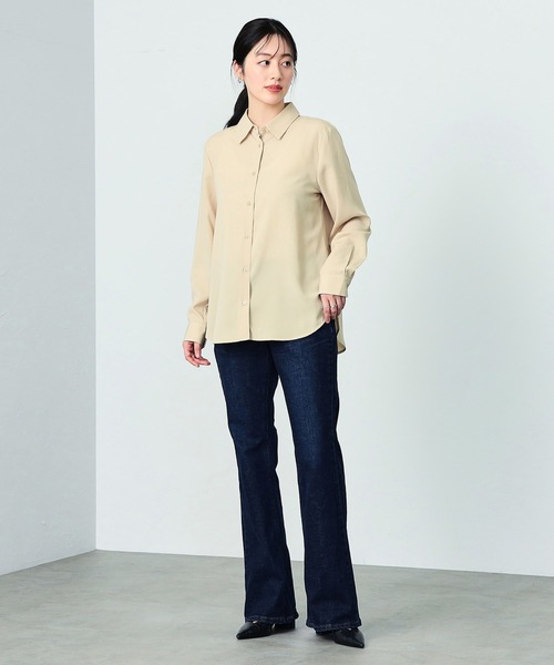 EDWIN（エドウィン）の「EDWIN LADIES インターナショナルベーシック ブーツカットデニムパンツ（デニムパンツ・レディース・インディゴブルー/ダークインディゴブルー/ライトインディゴブルー・29/30/31/34/28/32/33）」の21枚目の写真