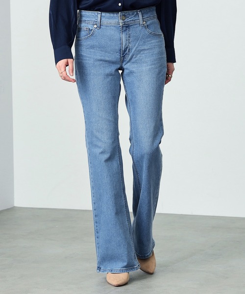 EDWIN（エドウィン）の「EDWIN LADIES インターナショナルベーシック ブーツカットデニムパンツ（デニムパンツ・レディース・インディゴブルー/ダークインディゴブルー/ライトインディゴブルー・29/30/31/34/28/32/33）」の18枚目の写真