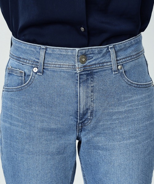 EDWIN（エドウィン）の「EDWIN LADIES インターナショナルベーシック ブーツカットデニムパンツ（デニムパンツ・レディース・インディゴブルー/ダークインディゴブルー/ライトインディゴブルー・29/30/31/34/28/32/33）」の12枚目の写真