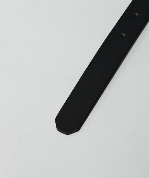 FREAK'S STORE（フリークスストア）の「【限定展開】リアルレザー スクエアバックルベルト（ベルト・メンズ・チャコールグレー/ブラック・MEDIUM/LARGE）」の6枚目の写真