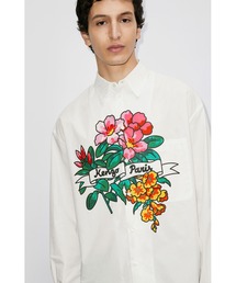KENZO 日本製　花柄　シャツ　アロハ　オープンカラー 2025年最新】Kenzo アロハシャツ・かりゆしウェアの人気アイテム