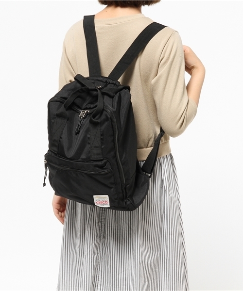 Chico（チコ）の「【who's who Chico】ナイロン2WAYリュック（バックパック/リュック・レディース・グレー/ブラック・FREE）」の12枚目の写真