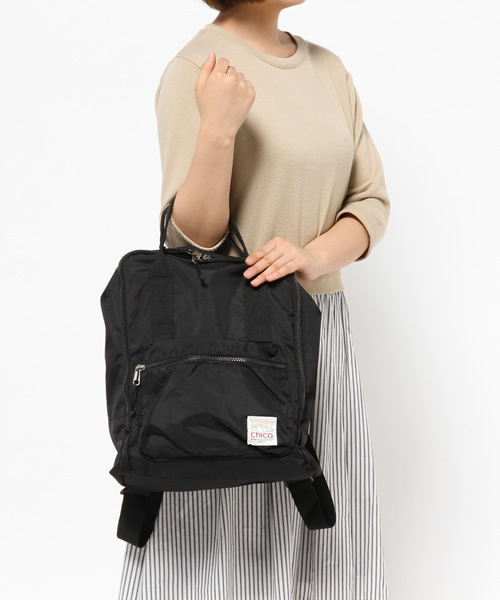 Chico（チコ）の「【who's who Chico】ナイロン2WAYリュック（バックパック/リュック・レディース・グレー/ブラック・FREE）」の13枚目の写真