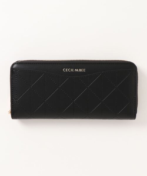 【CECIL McBEE / セシルマクビー】 シャモン ラウンドロングウォレット