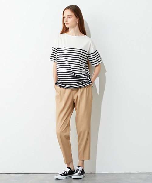 LE SOUK HOLIDAY(ルスークホリデー)の「パネルボーダーTシャツ(Tシャツ/カットソー・レディース・ブラック/ブルー・M/L)」の11枚目の写真