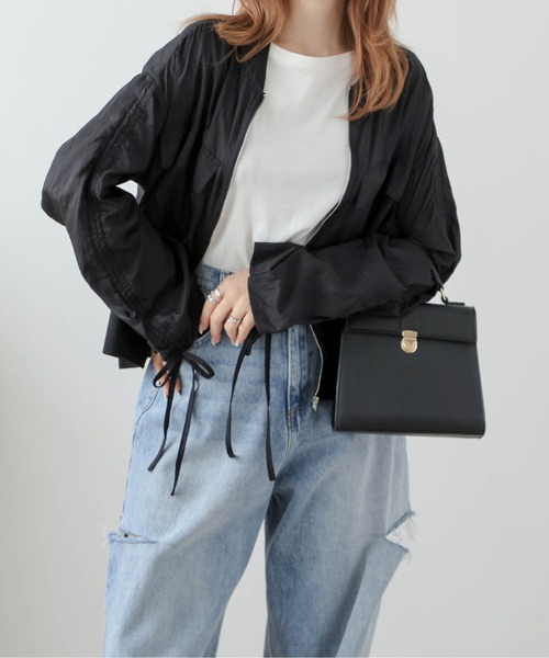 7月最終セール❣️【新品 完売】AMELY シアーブルゾン ベージュ ショート 楽天市場】【8/11まで5％OFFクーポン】AMELY シアーブルゾン
