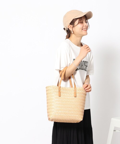 SHOO・LA・RUE（シューラルー）の「◆雑材メッシュトートバッグ（トートバッグ・レディース・ブラウン系/ライトベージュ・00）」の12枚目の写真