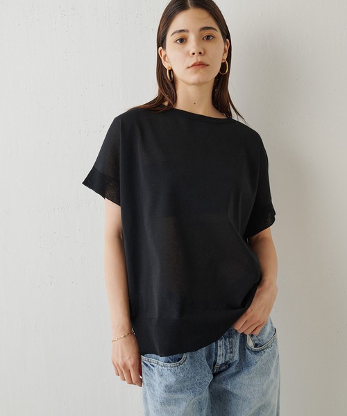 スクエアニットプルオーバー