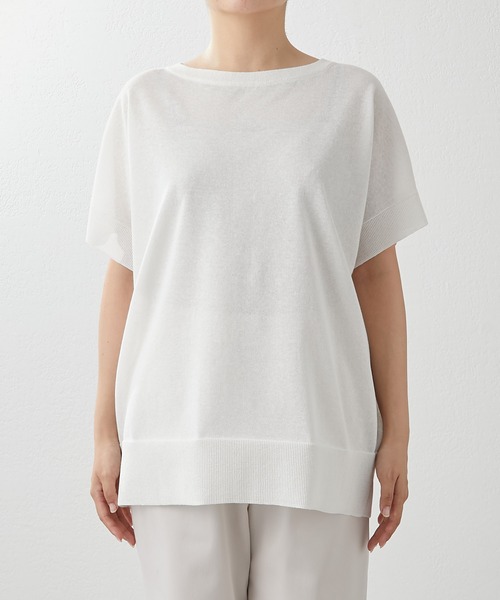 スクエアニットプルオーバー