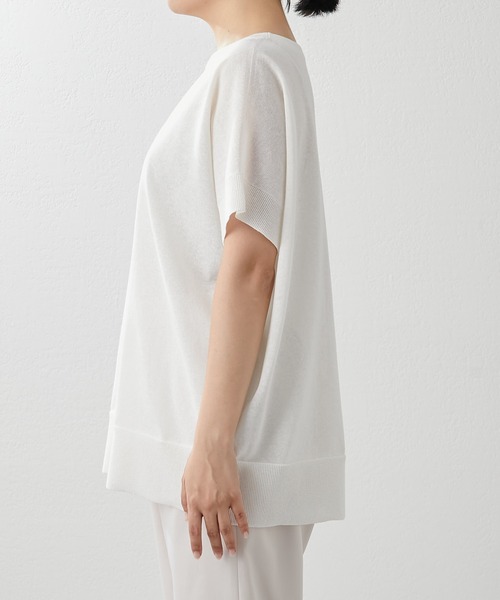 スクエアニットプルオーバー