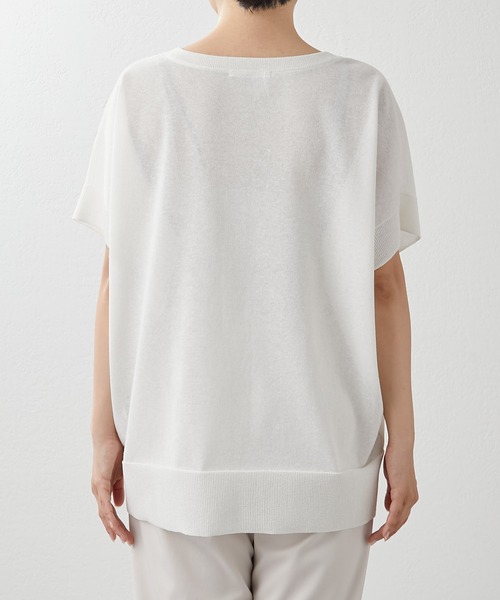 スクエアニットプルオーバー